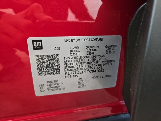 2026 Chevrolet Trax 2RS