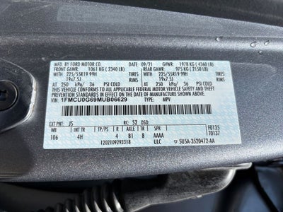 2021 Ford Escape SE