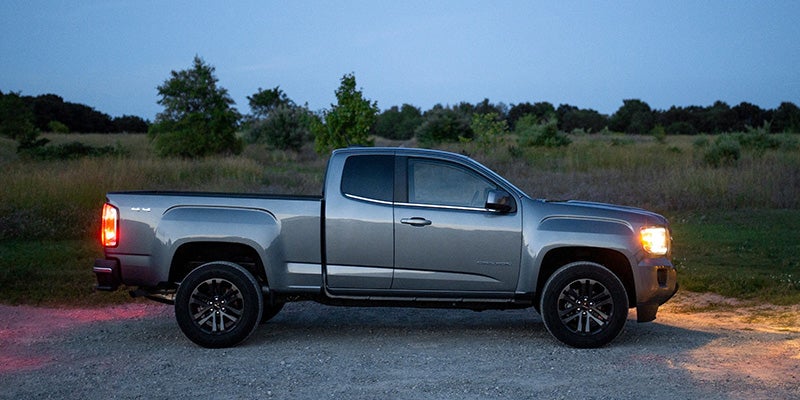 2020 GMC Canyon side profile view