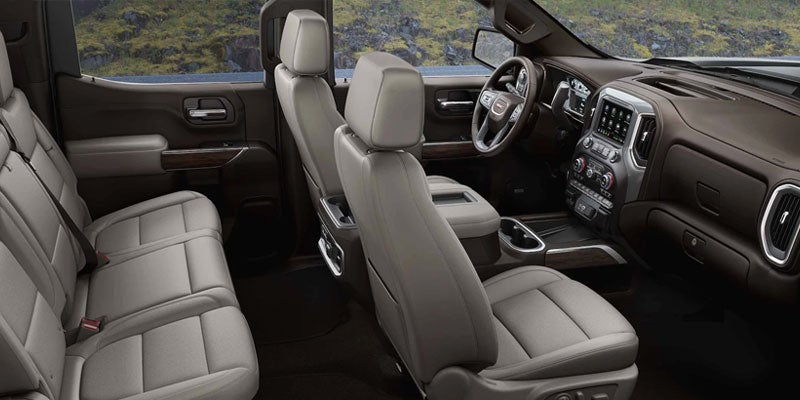 2020 GMC Sierra 1500 seating and upholstery detail